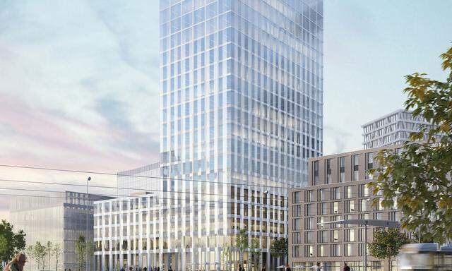 Ende 2019 soll das Bürohochhaus gebaut werden.