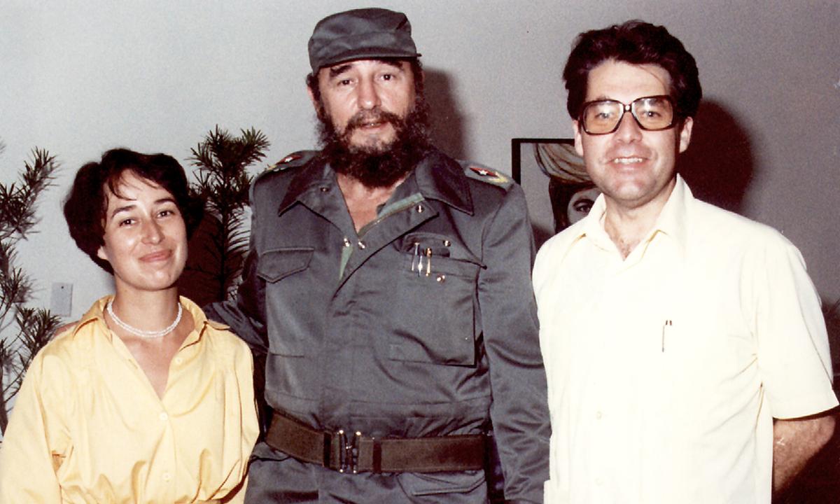 ARCHIVBILD: TREFFEN HEINZ UND MARGIT FISCHER MIT FIDEL CASTRO IN HAVANNA 1980