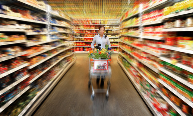 Einkauf im Supermarkt