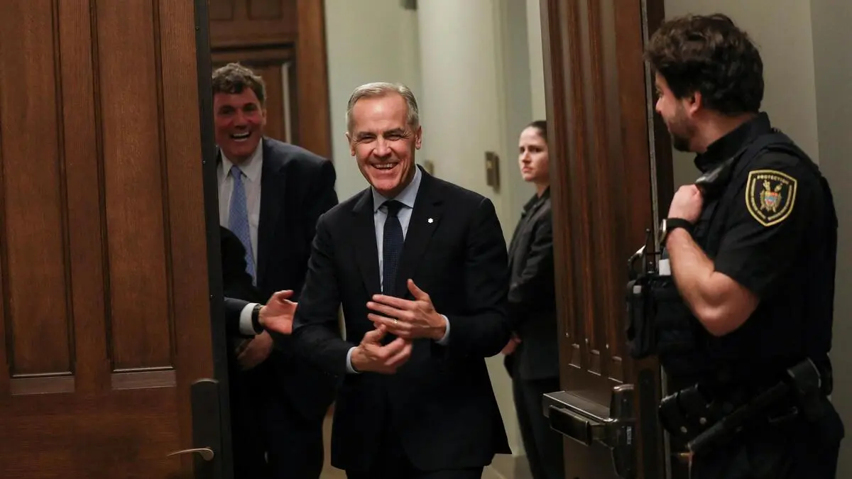 Mark Carney löst Justin Trudeau am Freitag als kanadischer Premier ab ...