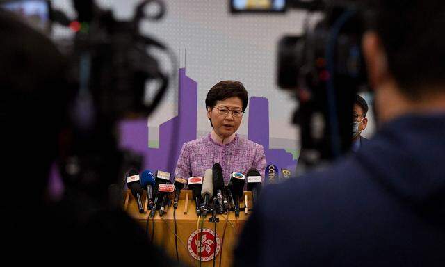 Hongkongs Regierungschefin Carrie Lam 