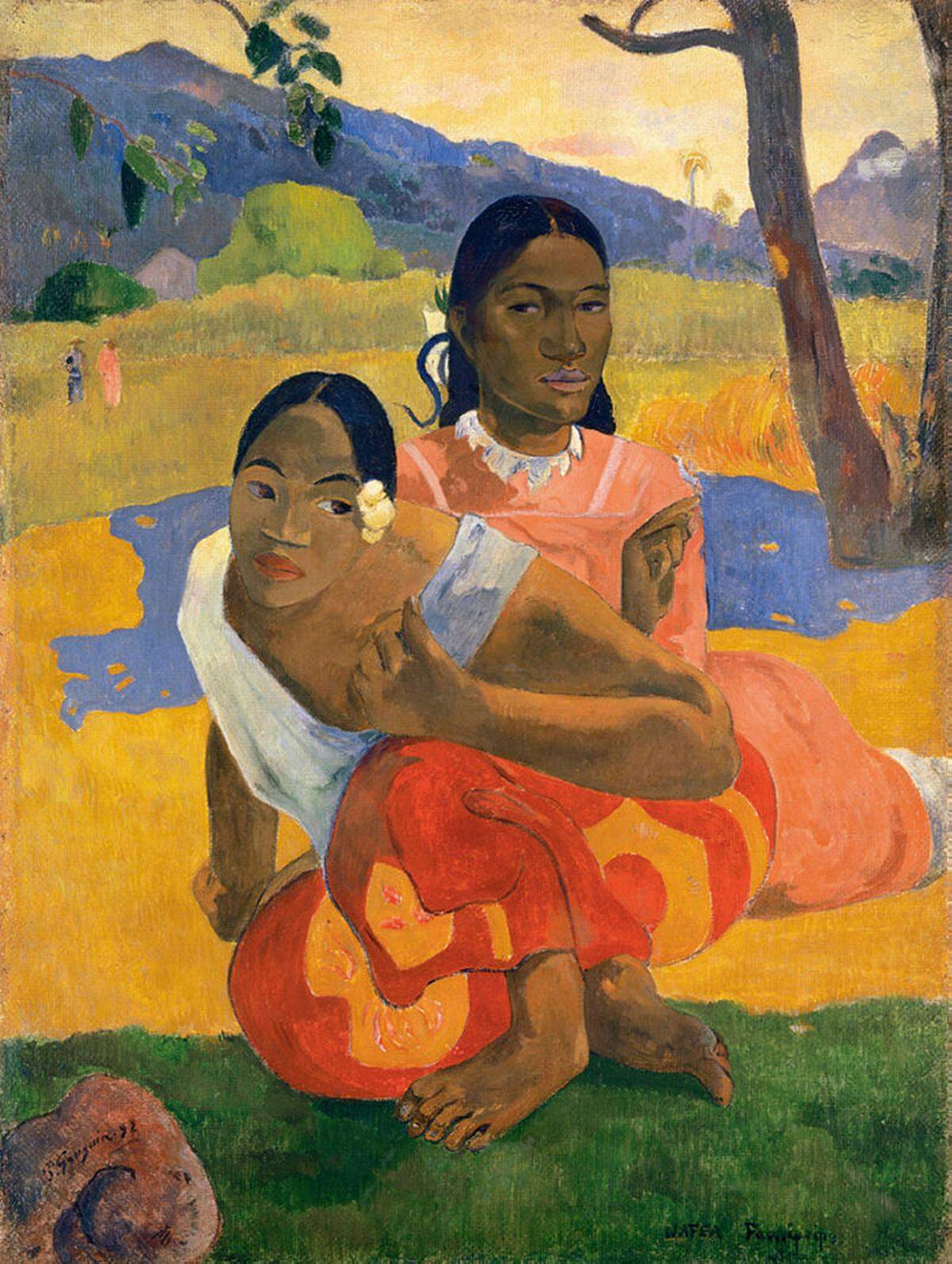 Paul Gauguin: "Nafea faa ipoipo"(deutsch: "Wann heiratest Du?") 300 Mio, 2015