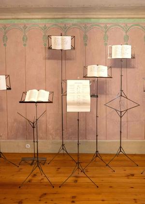 Partiturseiten der „Neunten“ im Beethoven-Haus in Baden, wo große Teile des vierten Satzes entstanden.