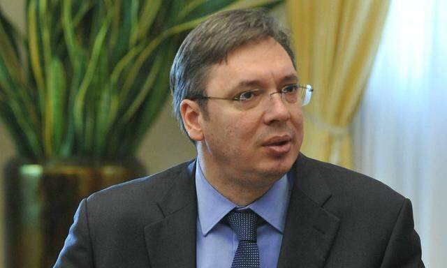 Aleksandar Vucic the Prime Minister of the Republic of Serbia 20 02 2015 Brdo pri Kranju Sloveni