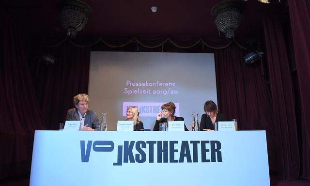 Pressekonferenz zum Volkstheater-Programm.