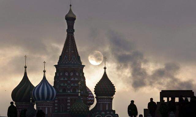 Symbolbild: Blick gen Roten Platz in Moskau 