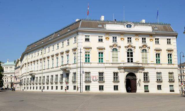 Blick auf das Bundeskanzleramt, Wien