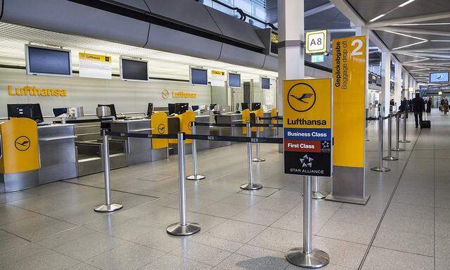 Lufthansa Check in ohne Betrieb Lufthansa Check in ohne Betrieb