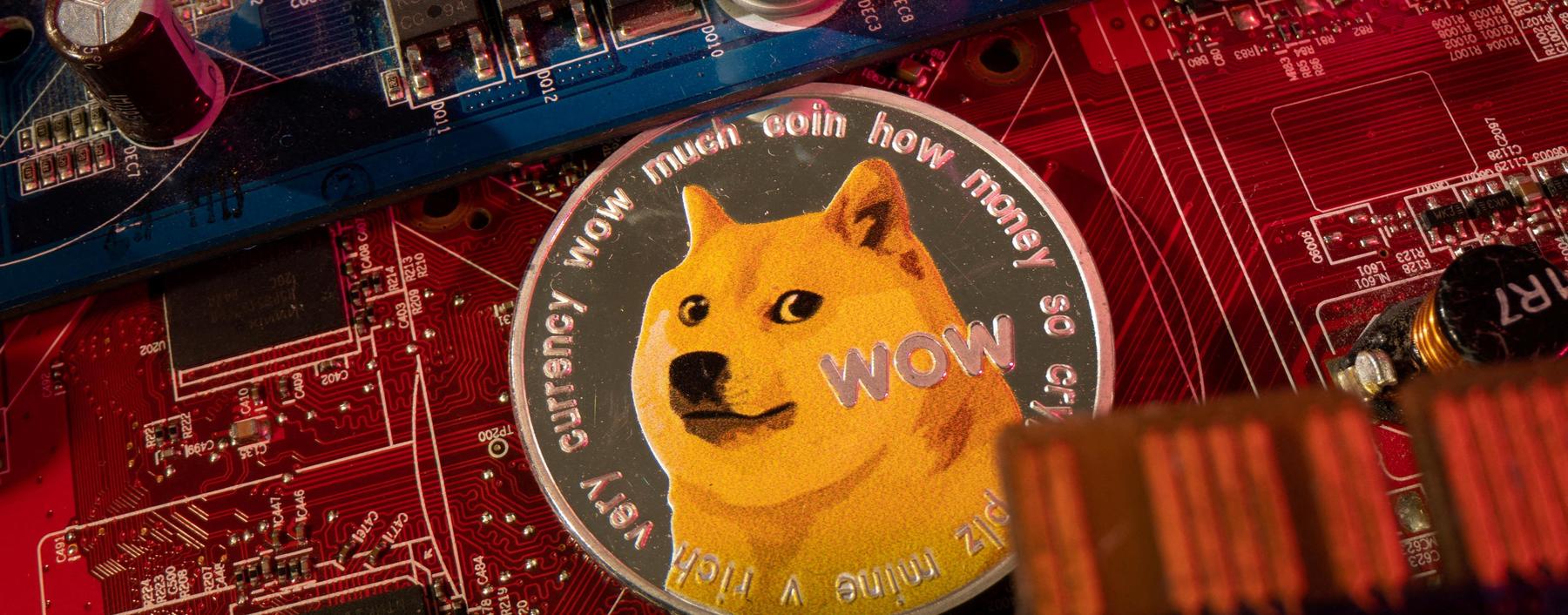 Die Kryptowährung Dogecoin ist derzeit 24 Milliarden Dollar wert.