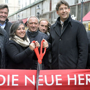 EWröffnung de neuen Herrengasse am Donnerstag