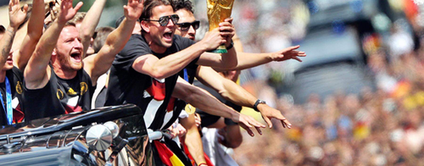 World Cup 2014 - Empfang Nationalmannschaft