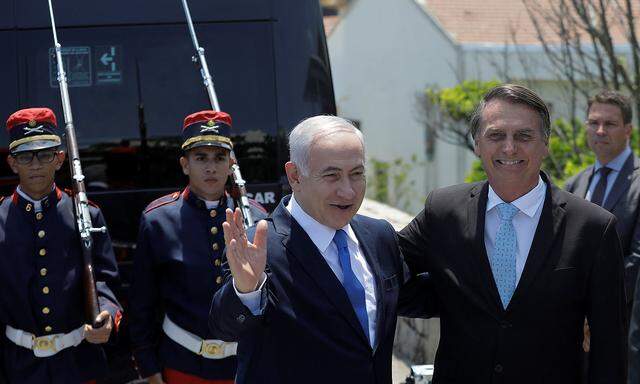 Benjamin Netanjahu reiste als erster israelischer Ministerpräsident nach Brasilien und traf dort auf Jair Bolsonaro.