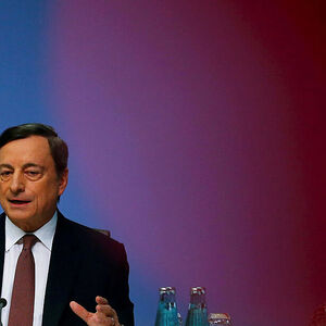 European Central Bank (ECB) President Draghi speaks during a news conference at the ECB headquarters in Frankfurt