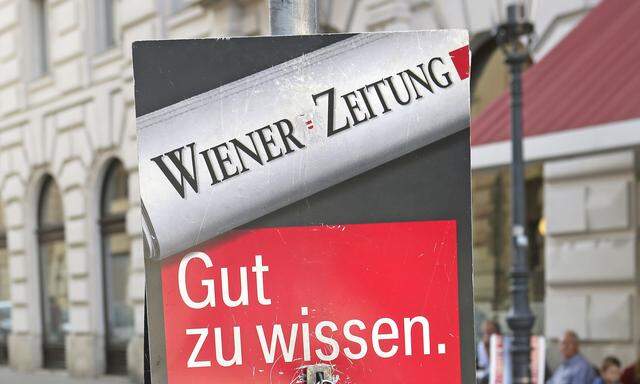 Nur ein Bruchteil der Einnahmen der „Wiener Zeitung“ kommt aus Verkauf und Inseraten. 