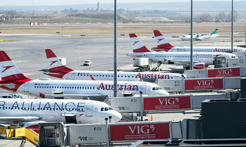 Die Austrian Airlines und die Ryanair kommen zusammen am Flughafen Wien auf einen Marktanteil von 66,3 Prozent.