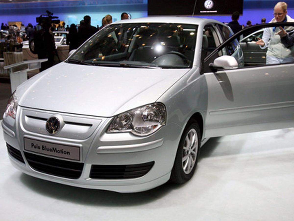 Der kleine Bruder des VW Golf schafft es mit 7.669 verkauften Autos auf Platz 4. 2007 wurden aber noch 9.184 Polos verkauft.