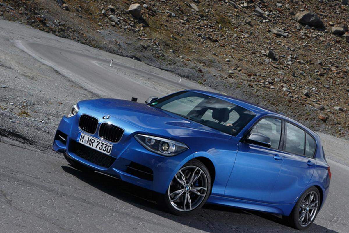 Platz 25: BMW M135i xDrive Sport-Aut. • Leistung: 326 PS • Leergewicht: 1583 Kilogramm • Verbrauch ECE, Super: 7,8 l/100 km • Testverbrauch: 10,9 l/100 km. 