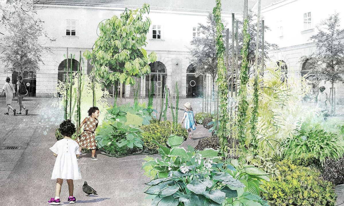 Begrünung: Wiener Museumsquartier wird zum Dschungel – DiePresse.com