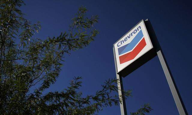 File photo of a Chevron sign displayed at a gas station in Buckeye