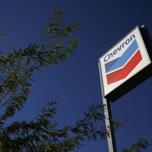 File photo of a Chevron sign displayed at a gas station in Buckeye