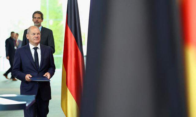 Der deutsche Bundeskanzler Scholz erklärte am Mittwoch, wie die Mehrwertsteuersenkung auf Gas aussehen soll.