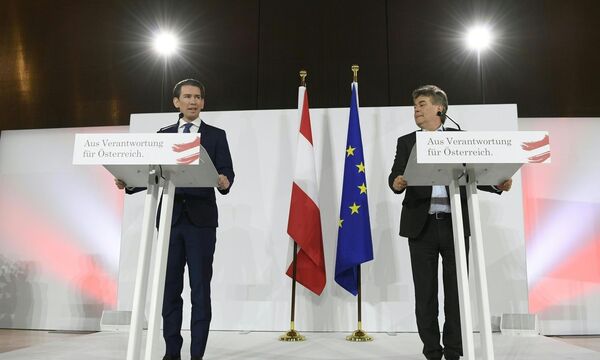 ÖVP-Obmann Sebastian Kurz und Grünen-Chef Werner Kogler 