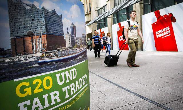 In Hamburg dreht sich alles um den bevorstehenden G20 Gipfel. 