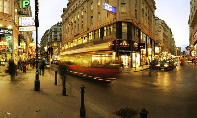 Oesterreich, Wien, Rotenturmstr. Panoramaaufnahme