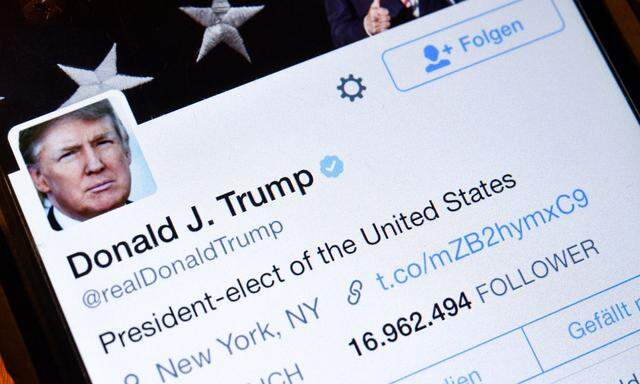Donald Trumps Twitter-Profil