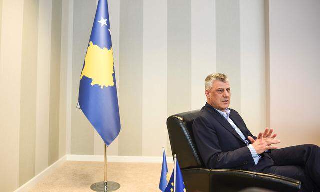  „Wir würden uns an einer Quote zur Verteilung von Flüchtlingen beteiligen.“ Der neue Präsident des Kosovo, Hashim Thaçi.