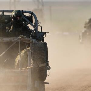 Israelische Soldaten nahe der Grenze zum Gazastreifen.