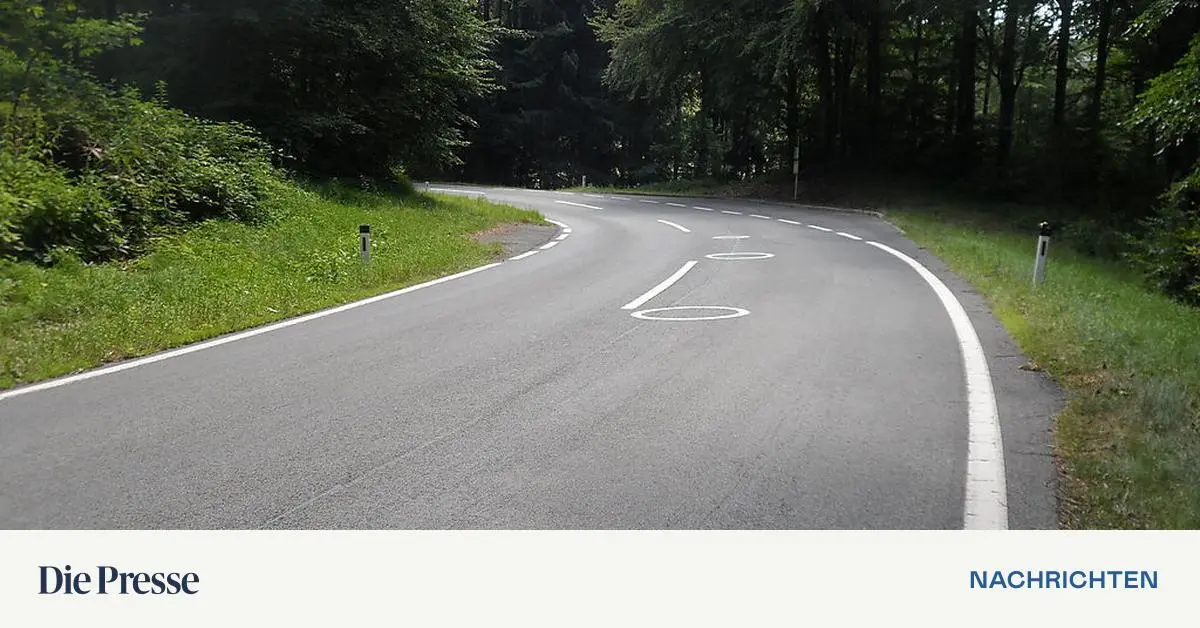 Neue Bodenmarkierungen für Motorradfahrer