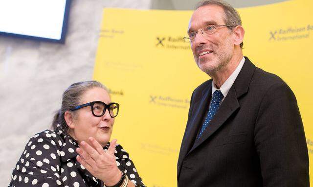 Präsidentin der Universitätenkonferenz Eva Blimlinger und Bildungsminister Heinz Faßmann (ÖVP)