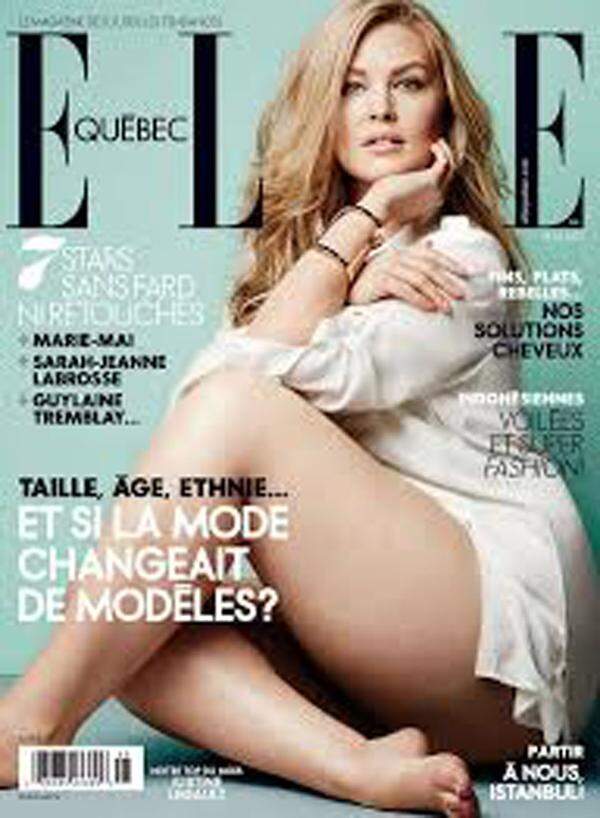 Erst im Mai 2013 war das kanadische Model Justine LeGault auf der Elle Quebec zu sehen.