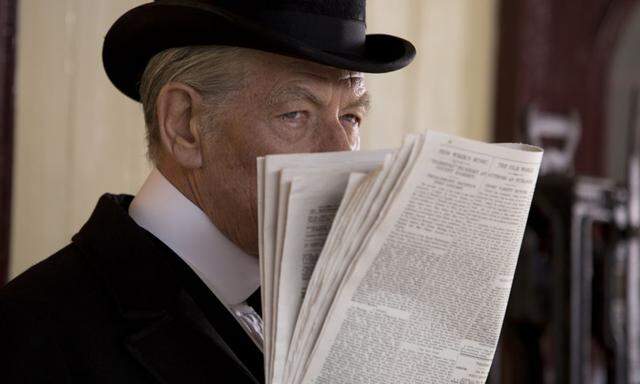 Ian McKellen als Sherlock Holmes.