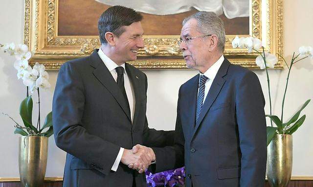 Borut Pahor und Alexander Van der Bellen