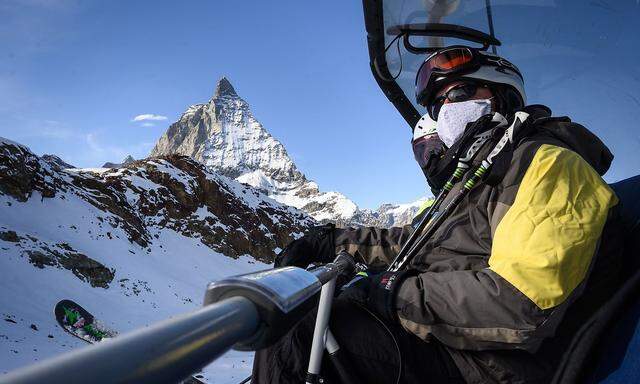 Ein Bild von Ende November aus der Skiregion rund um das Matterhorn.