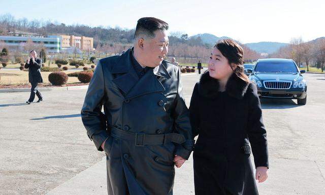Kim Jong Un mit seiner Tochter Ju-ae