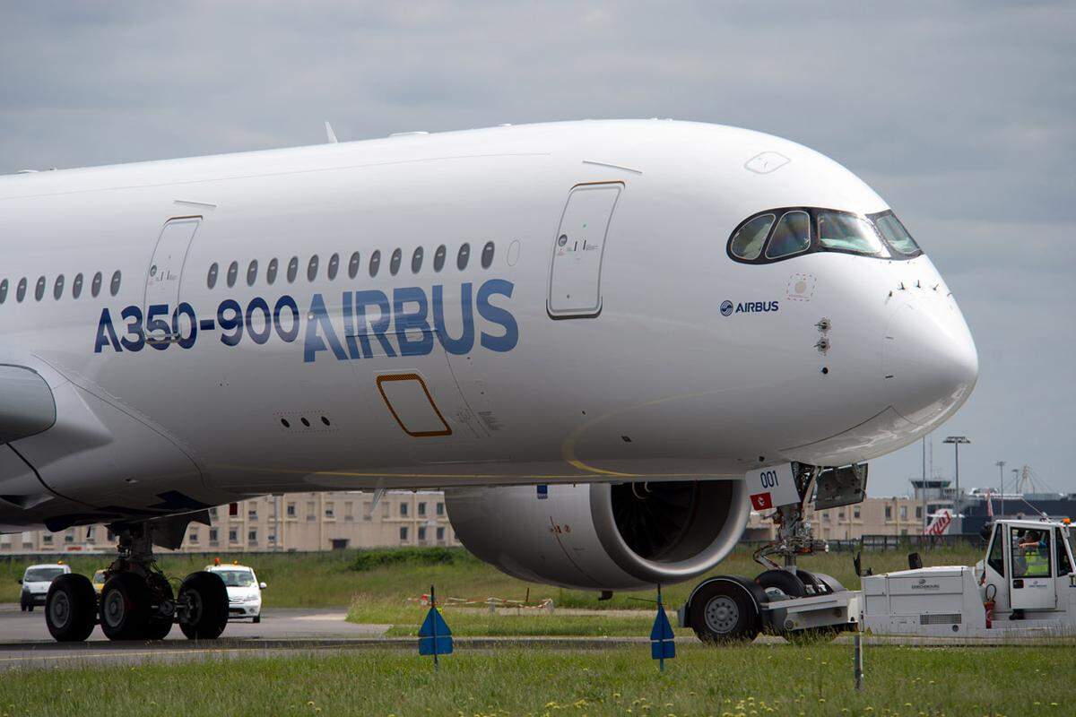 Der A350 wird eine Reichweite von mehr als 15.000 Kilometer haben.
