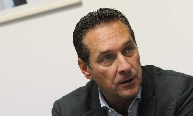 FPÖ-Bundesparteiobmann Heinz Christian Strache