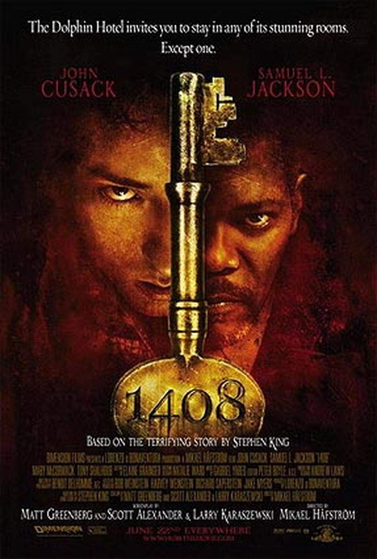 Die jüngste Verfilmung eines King-Werkes ist "Zimmer 1408" mit John Cusack und Samuel L. Jackson.