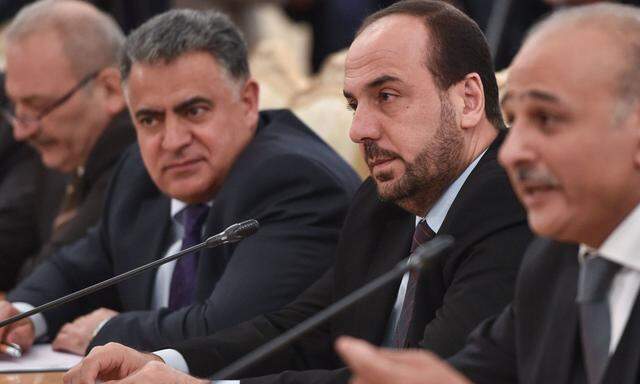 Delegationschef Nasr al-Hariri.