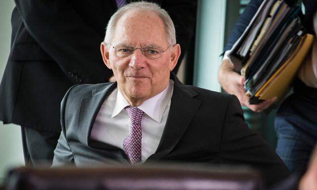 Bundesfinanzminister Wolfgang Schäuble.