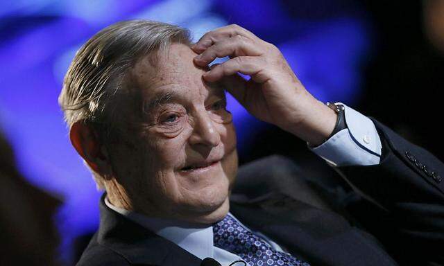 Billionaire investor Soros attends WEF in Davos