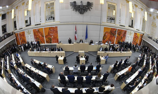 Blick in den Nationalrat 