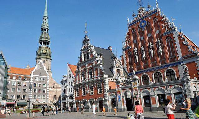 Zentrum der Hauptstadt Lettlands, Riga