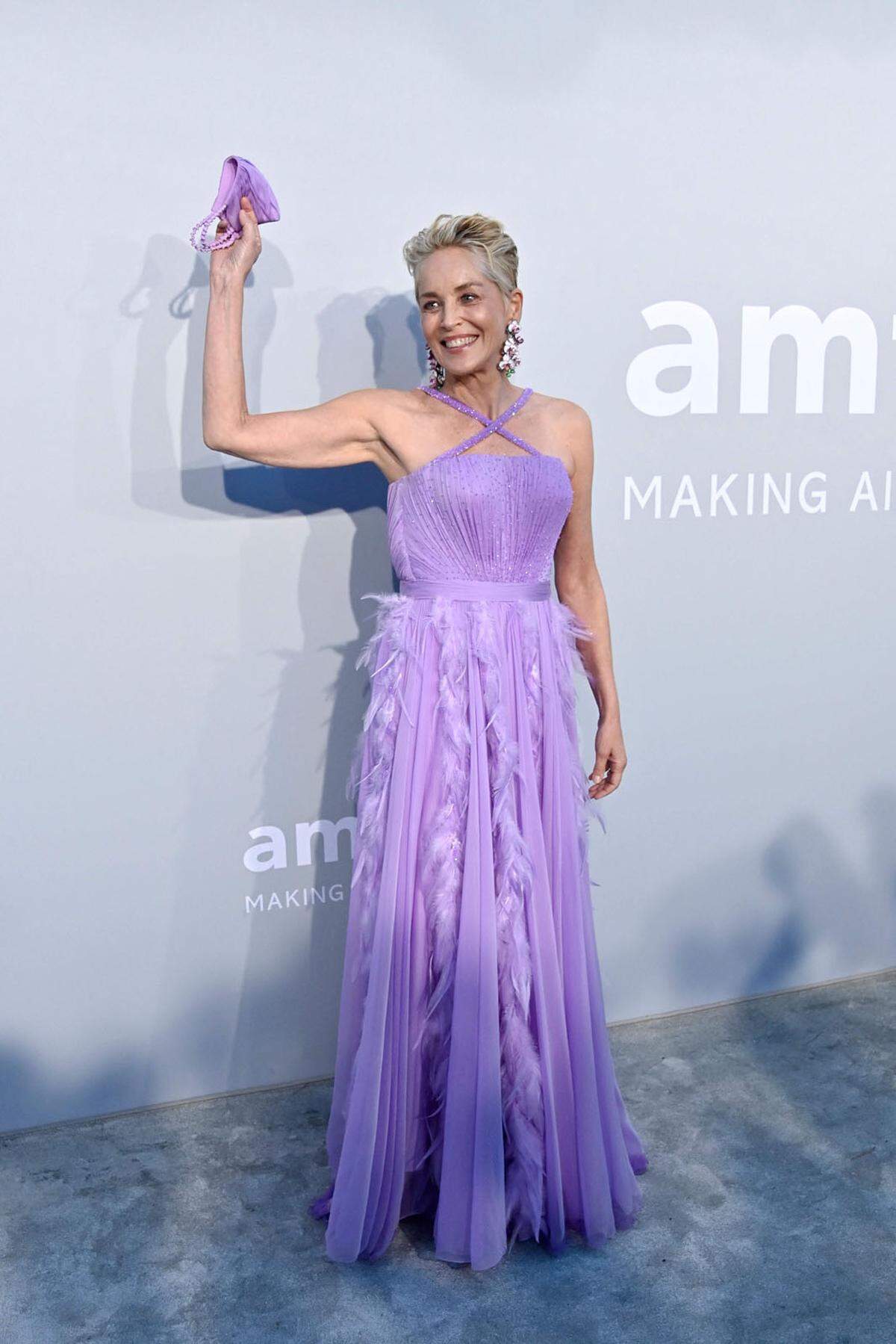 Glamouröse Looks sind bei den Filmfestspielen in Cannes mindestens ebenso wichtig wie die vorgestellten Filme. Auch bei der Charity amfAR-Gala, die diesmal von Sharon Stone - sie trug ein Kleid von Alberta Ferretti - ausgerichtet wurde, standen die Looks der Stars im Mittelpunkt.