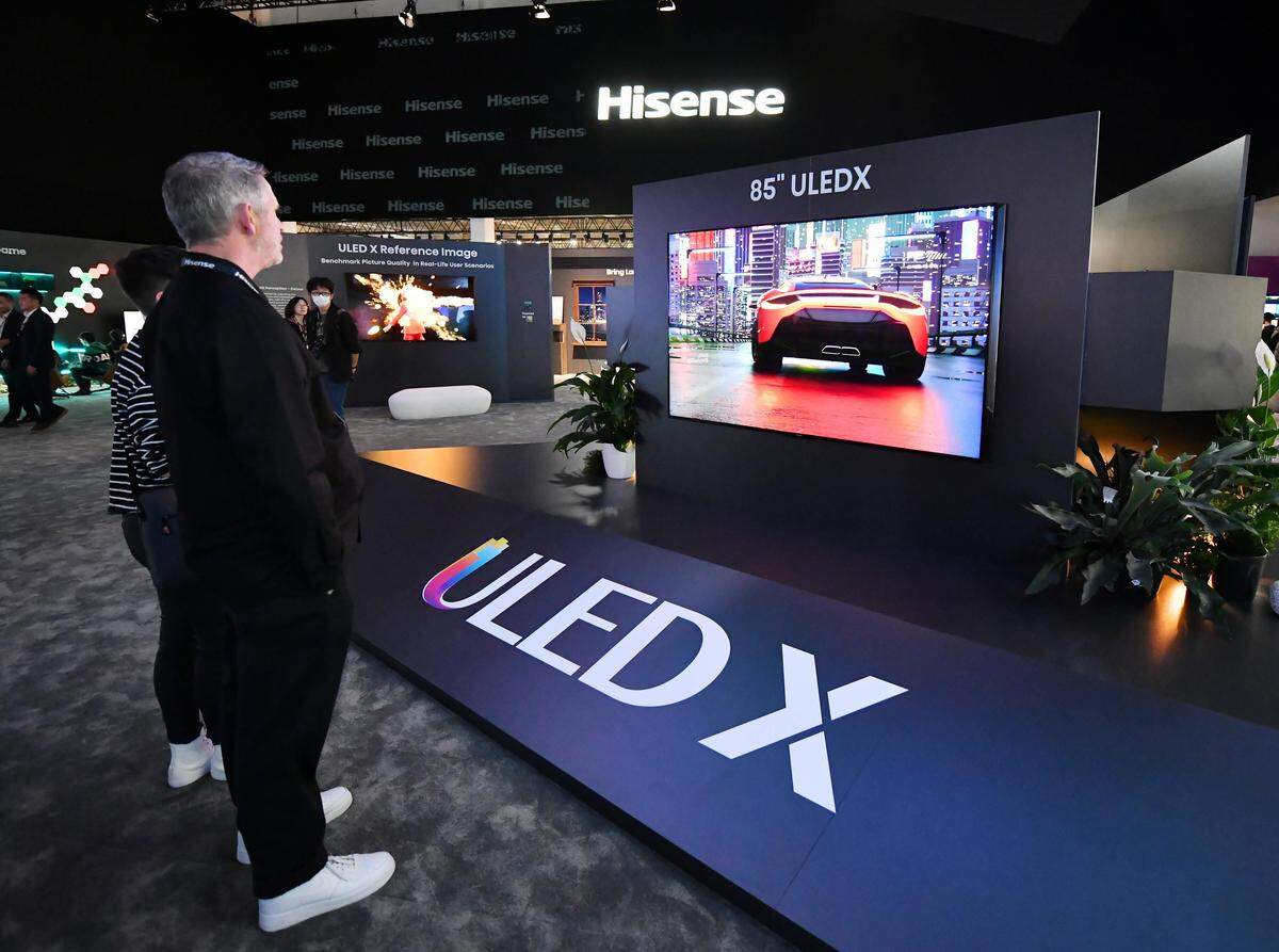 Hisense setzt auf Uled X - eine hauseigene Weiterentwicklung von LCD - in Kombination mit Mini-LED.