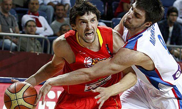 BasketballWM Tuerkei Serbien Halbfinale