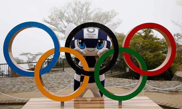 Maskottchen bei den Olympischen Ringen